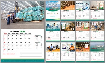Desain Kalender Dinding 2024